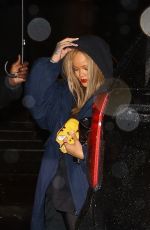 RIHANNA Out for Dinner at Four Seasons in New York 11/26/2023