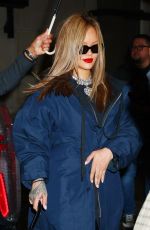 RIHANNA Out for Dinner at Four Seasons in New York 11/26/2023