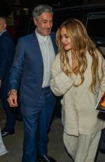 RITA ORA and  Taika Waititi Leaves Ham Yard Bar & Restaurant in London 11/22/2023
