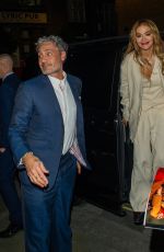 RITA ORA and  Taika Waititi Leaves Ham Yard Bar & Restaurant in London 11/22/2023