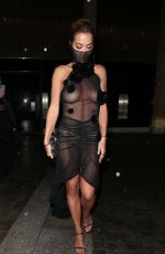 RITA ORA Leaves British Vogue