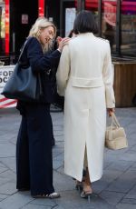 ROCHELLE HUMES Arrives at Global Radio Studios in London 11/20/2023