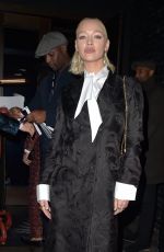 ROXY HORNER Arrives at Joshua Kane Cat Walk Show in London 11/16/2023
