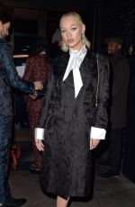 ROXY HORNER Arrives at Joshua Kane Cat Walk Show in London 11/16/2023