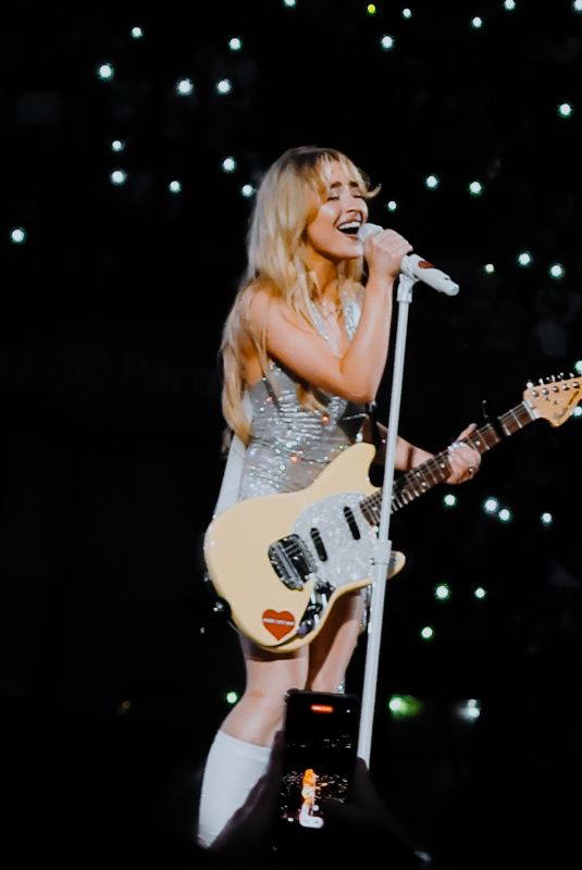 SABRINA CARPENTER Performs at The Eras Tour in Rio De Janeiro 11/25/2023