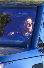 SANDRA BULLOCK Out Driving in Beverly Hills 11/10/2023