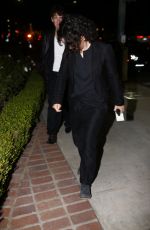 SARA GILBERT Arrives at Leonardo DiCaprio