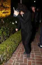 SARA GILBERT Arrives at Leonardo DiCaprio