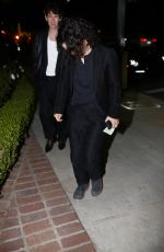SARA GILBERT Arrives at Leonardo DiCaprio