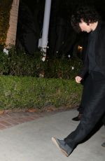 SARA GILBERT Arrives at Leonardo DiCaprio