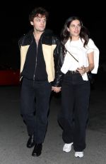 SARA SAMPAIO and Ray Nicholson Night Out in Los Angeles 11/02/2023