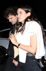 SARA SAMPAIO and Ray Nicholson Night Out in Los Angeles 11/02/2023