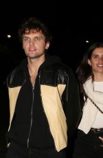 SARA SAMPAIO and Ray Nicholson Night Out in Los Angeles 11/02/2023