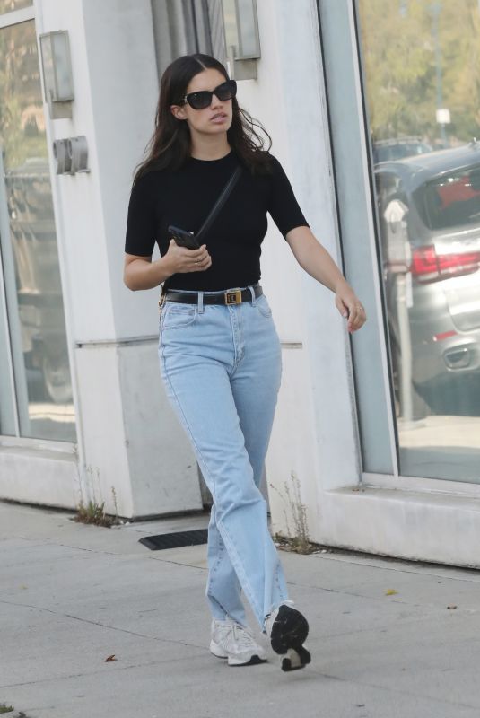 SARA SAMPAIO Visits a Friend in Beverly Hills 11/07/2023