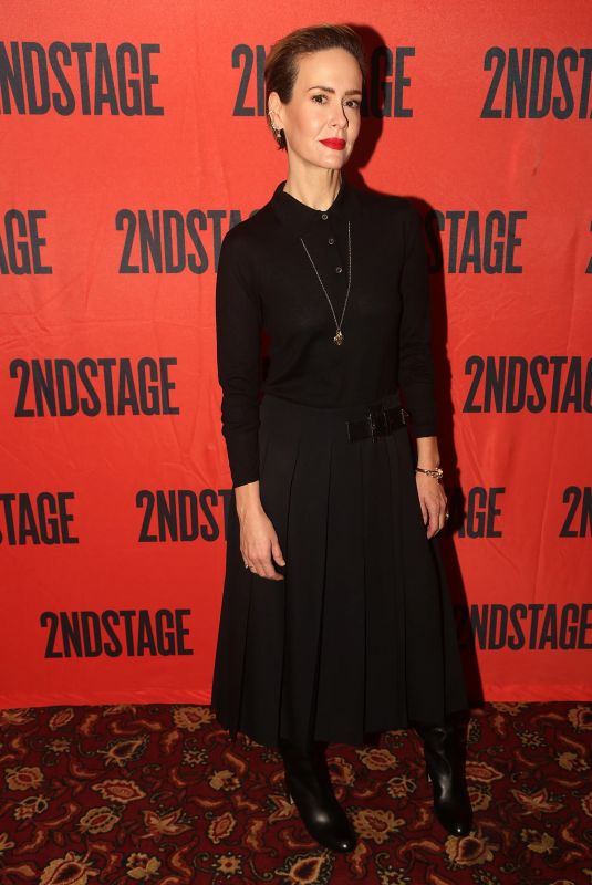 SARAH PAULSON at Appropriate Photocall at Sardi’s in New York 11/10/2023