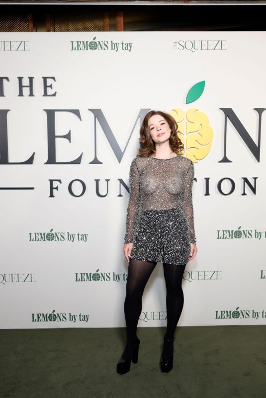 SASHA PIETERSE at Inaugural Lemons Foundation Gala in West Hollywood 11/12/2023