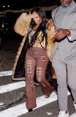 SAWEETIE Arrives at OBJ’s Birthday Party in New York 11/06/2023