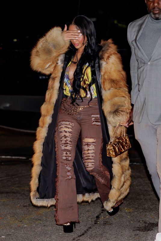 SAWEETIE Arrives at OBJ’s Birthday Party in New York 11/06/2023