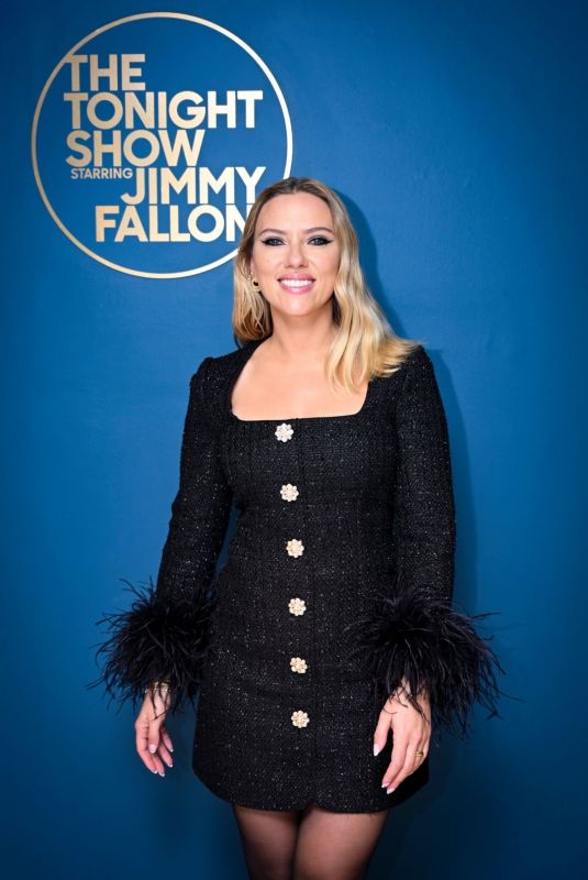 SCARLETT JOHANSSON at Tonight Show Starring Jimmy Fallon 11/17/2023