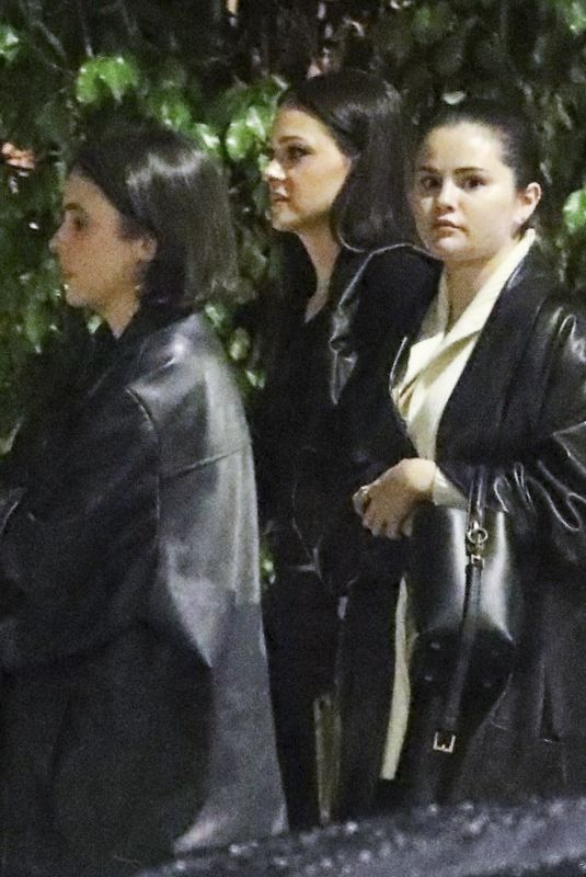 SELENA GOMEZ and NICOLA PELTZ Out for Dinner in Beverly Hills 11/15/2023