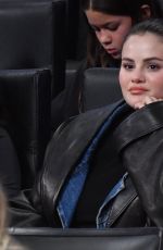 SELENA GOMEZ at Lakers Game at Crypto.Com Arena in Los Angeles 11/30/2023