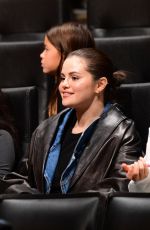 SELENA GOMEZ at Lakers Game at Crypto.Com Arena in Los Angeles 11/30/2023