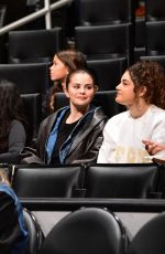SELENA GOMEZ at Lakers Game at Crypto.Com Arena in Los Angeles 11/30/2023