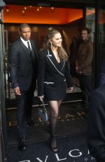 SELENA GOMEZ Leaves Her Hotel in Paris 11/26/2023