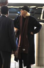 SELMA BLAIR Arrives at LAX Airport with Her Service Dog 11/01/2023
