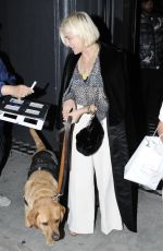 SELMA BLAIR Leaves Dinner at Craig
