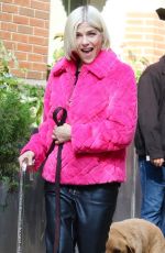 SELMA BLAIR Out with Her Dog Scout in New York 11/05/2023