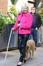 SELMA BLAIR Out with Her Dog Scout in New York 11/05/2023