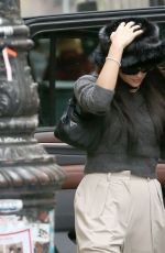 SHAY MITCHELL Arrives at Beis Store in New York 11/26/2023