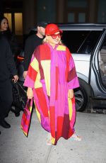 SIA in a Colorful Dress Out in New York 11/03/2023