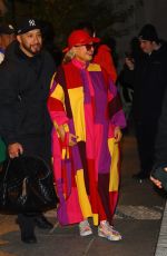 SIA in a Colorful Dress Out in New York 11/03/2023