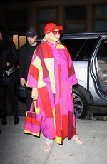 SIA in a Colorful Dress Out in New York 11/03/2023