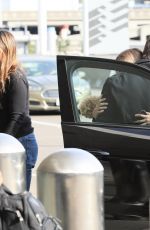 SIBI BLAZIC and EMMELINE BALE Arrives at LAX in Los Angeles 11/27/2023