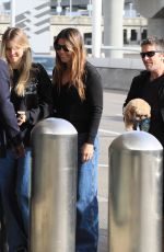 SIBI BLAZIC and EMMELINE BALE Arrives at LAX in Los Angeles 11/27/2023