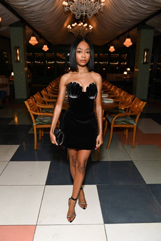 SKAI JACKSON at Teen Vogue & Coach Dinner in West Hollywood 11/17/2023