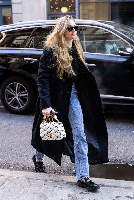 SOPHIE TURNER Out and About in New York 11/02/2023