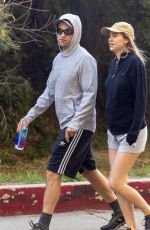 SUKI WATERHOUSE and Robert Pattinson Out Hikinig in Los Angeles 11/01/2023
