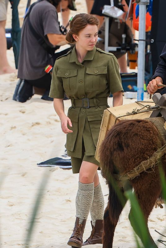 SYDNEY SWEENEY on the Set of Eden in Australia 11/27/2023
