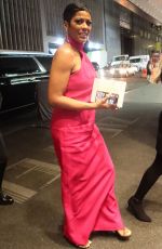 TAMRON HALL Arrives at Ziegfeld Ballroom in New York 11/20/2023