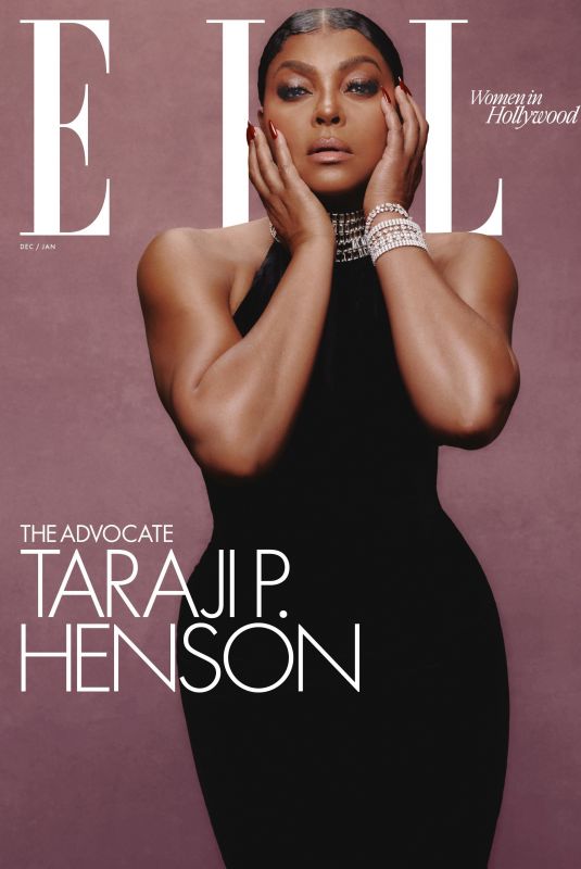TARAJI P. HENSON for Elle USA: Women in Hollywood, November 2023