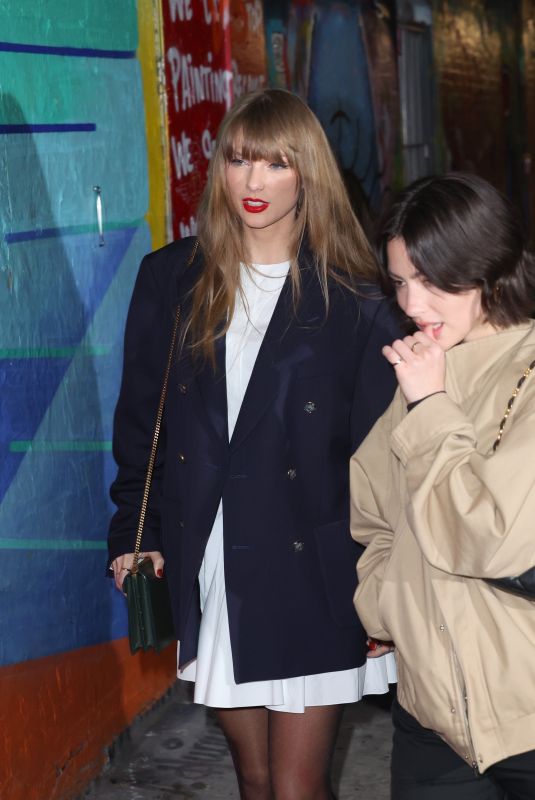 TAYLOR SWIFT Out for Dinner with a Friend After Returning from South America 11/13/2023