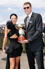 TESS SHANAHAN at 2023 Derby Day at Flemington Racecourse in Melbourne 11/04/2023