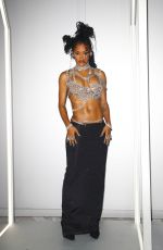 TEYANA TAYLOR at Swarovski x SKIMS Collaboration Event in New York 11/07/2023