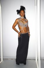 TEYANA TAYLOR at Swarovski x SKIMS Collaboration Event in New York 11/07/2023