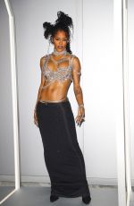 TEYANA TAYLOR at Swarovski x SKIMS Collaboration Event in New York 11/07/2023