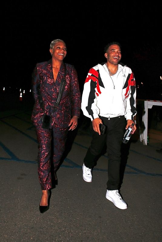 TIFFANY HADDISH Arrives at Mariah Carey